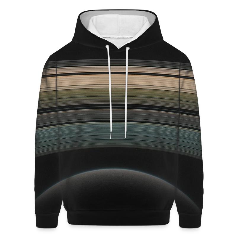 Ring Plane Horizon Bands printed hoodies