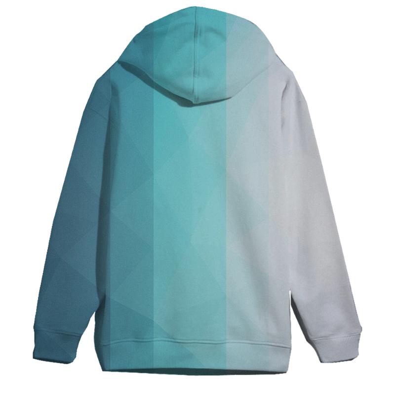 Glacier Prism Fade printed hoodies