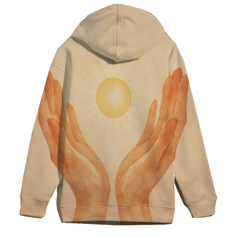 Open Hands Of Dawn heavyweight hoodies