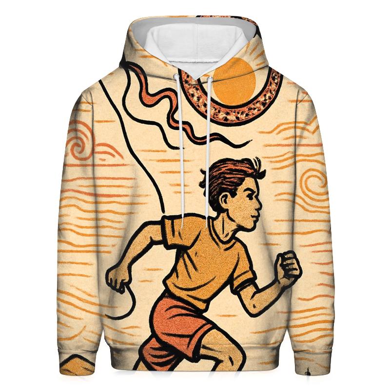 Solar Kite Runner Ouroboros printed hoodies