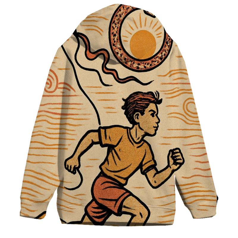 Solar Kite Runner Ouroboros printed hoodies