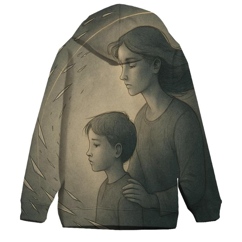 The Quiet Shield A Mother’s Protection You Only Notice Later embroidered hoodies
