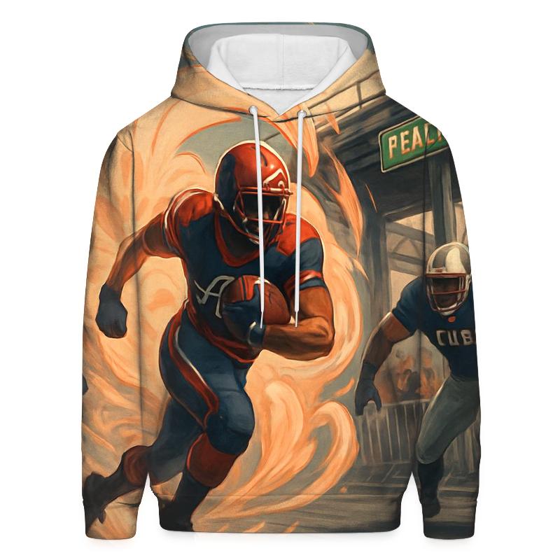 Peachtree Wind Route Kick Return Clash lightweight hoodies