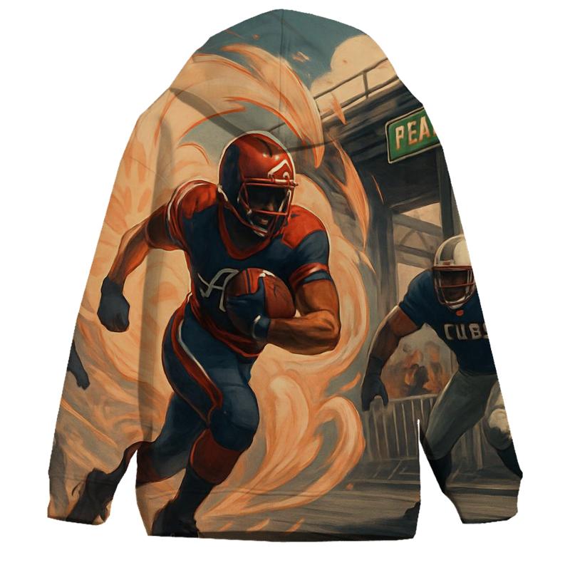 Peachtree Wind Route Kick Return Clash lightweight hoodies