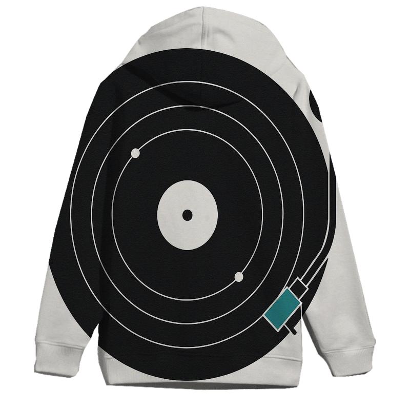 Turntable Orbit Diagram zip-up hoodies