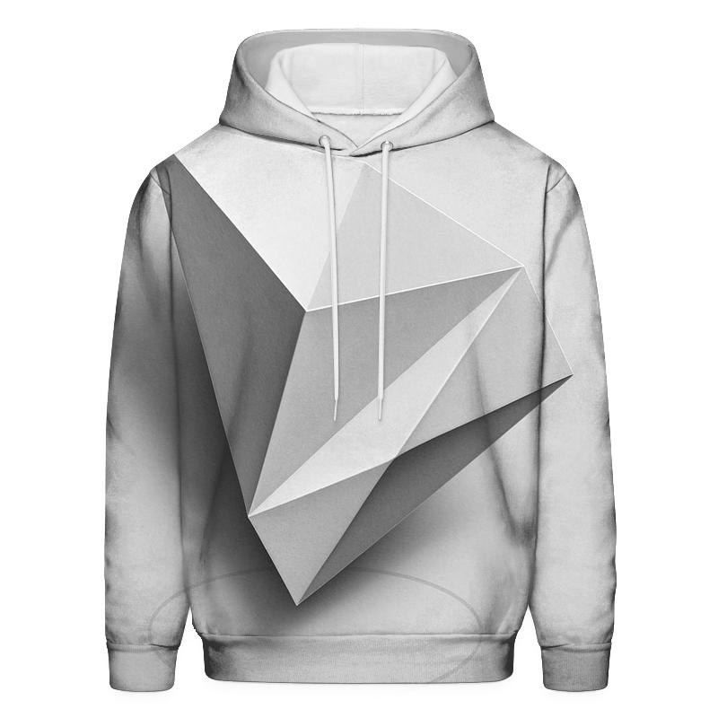 Filter Fold Geometry custom hoodies