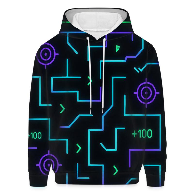 Laser Tag Arena Maze custom hoodies