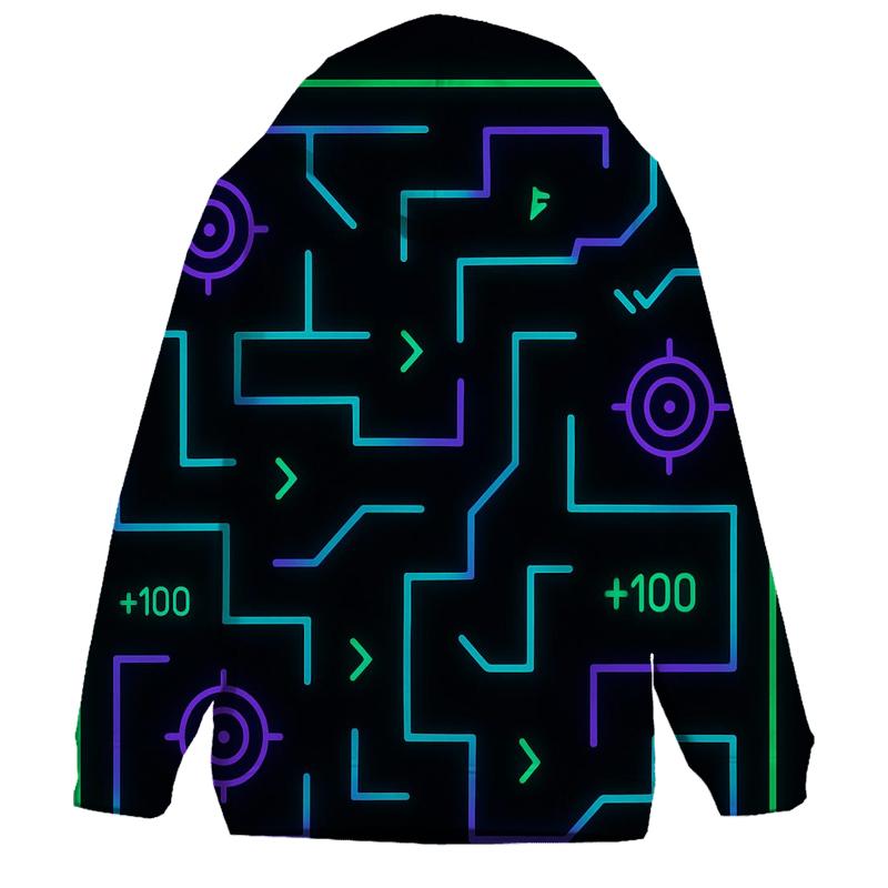 Laser Tag Arena Maze custom hoodies