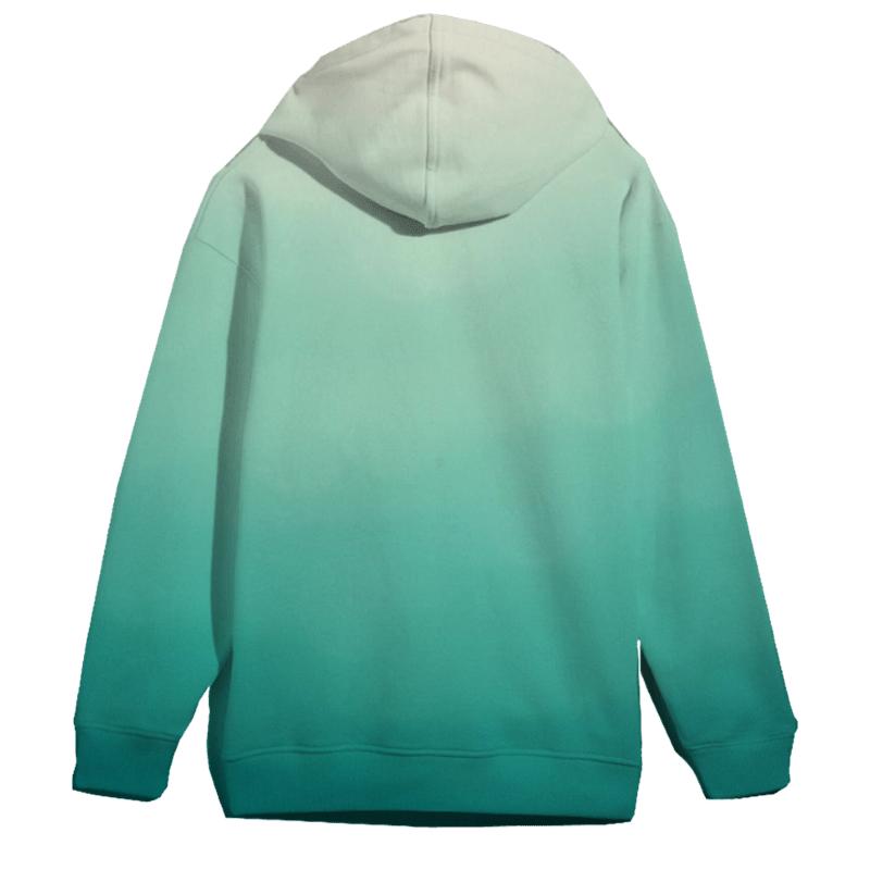 Ocean Glass Gradient custom hoodies