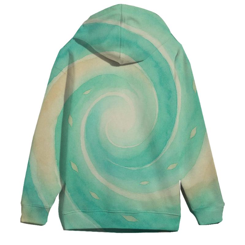 River Spiral Renewal zip-up hoodies