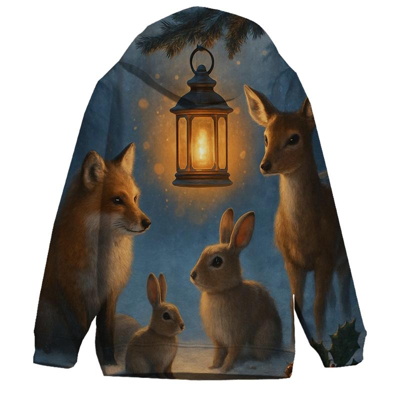 Woodland Lantern And Winter Friends hoodie trends