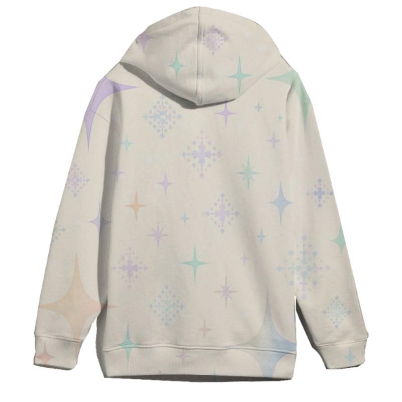 Pastel Holographic Star Garden hoodie trends