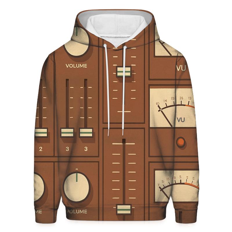Analog Hi Fi Control Panel designer hoodies