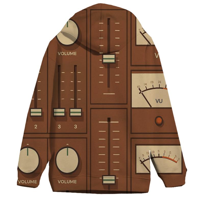 Analog Hi Fi Control Panel designer hoodies