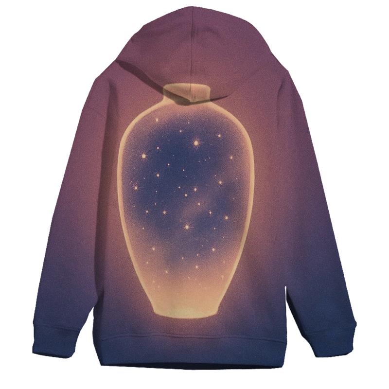 Lantern Of Inner Sky zip-up hoodies