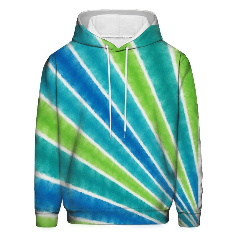 Diagonal Fold Meteor Shower Rays graphic hoodies