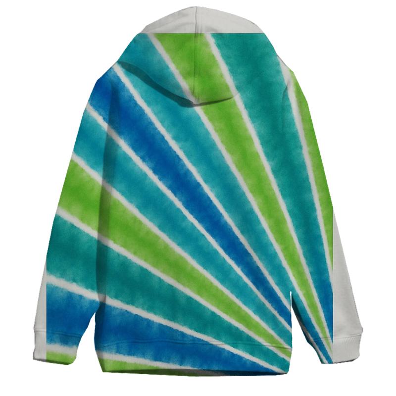 Diagonal Fold Meteor Shower Rays graphic hoodies