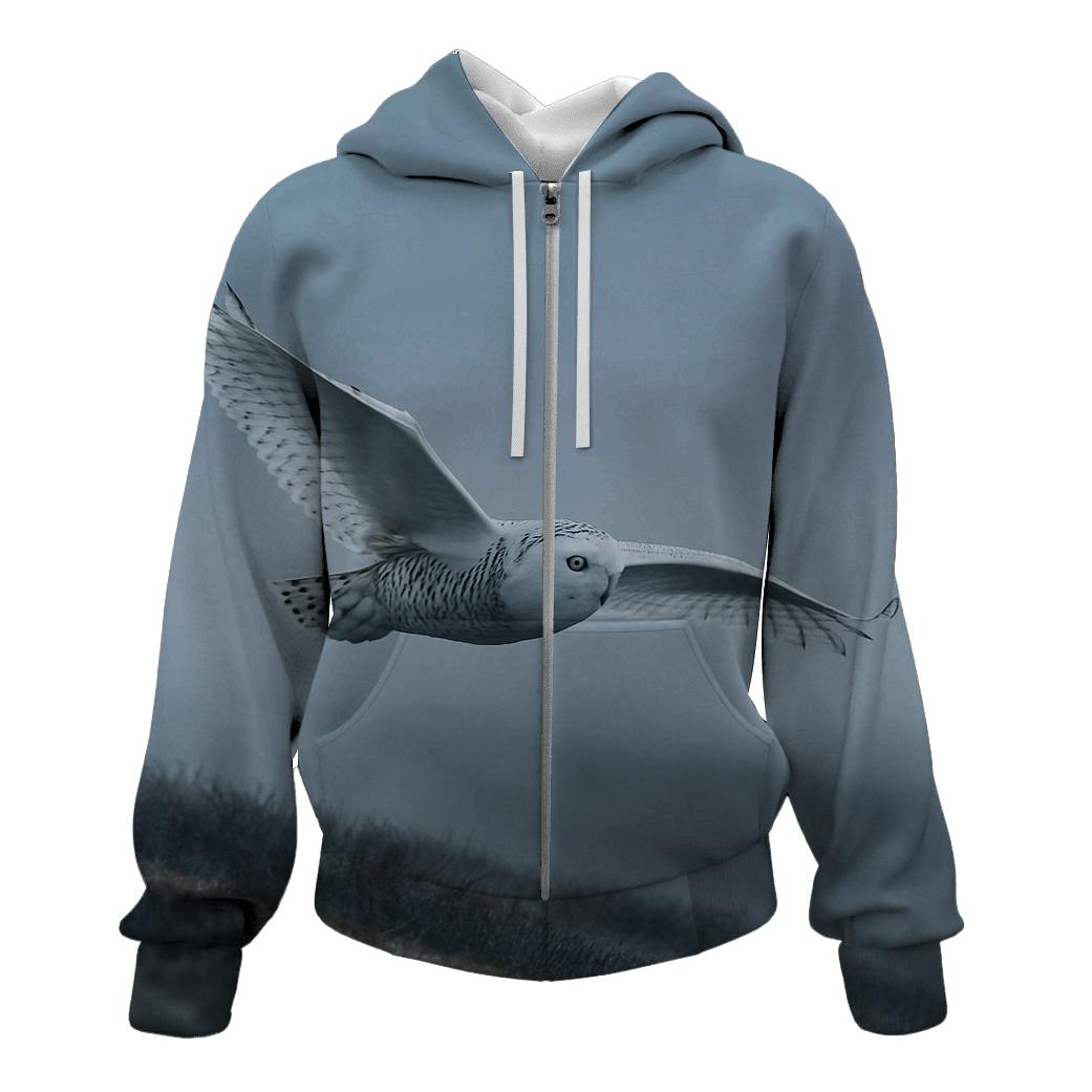 Mistline Monarch Snowy Owl custom hoodies