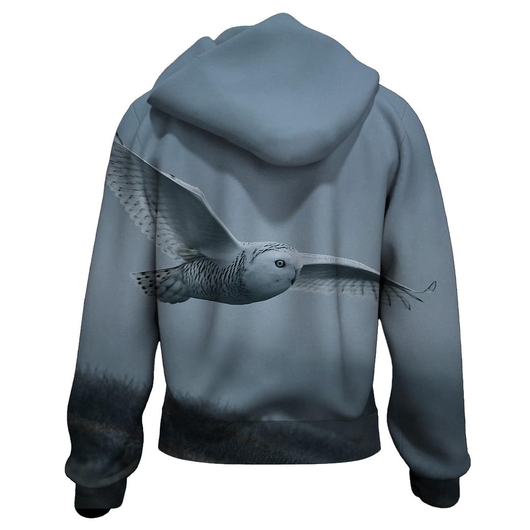 Mistline Monarch Snowy Owl custom hoodies