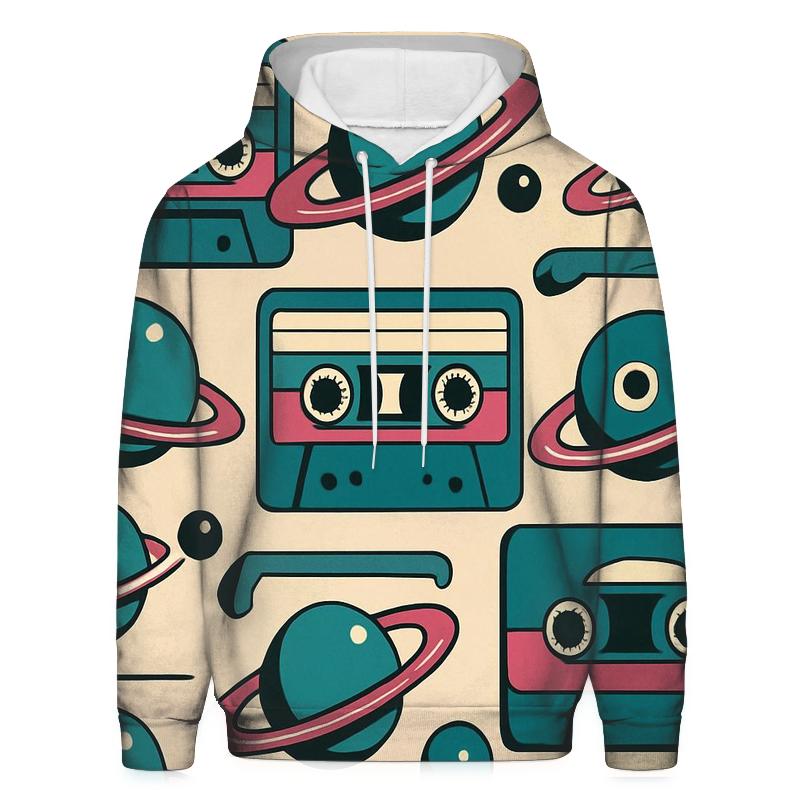 Cassette Planet Label Rings lightweight hoodies
