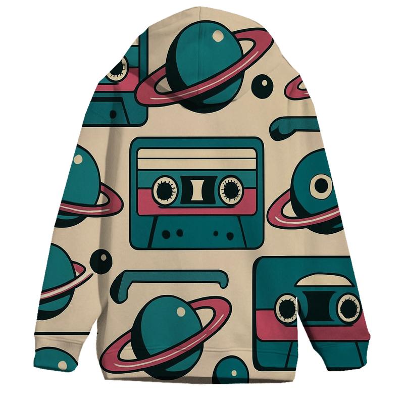 Cassette Planet Label Rings lightweight hoodies