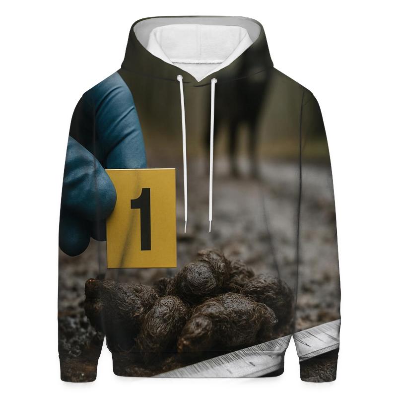 Forest Road Scat Survey Marker heavyweight hoodies