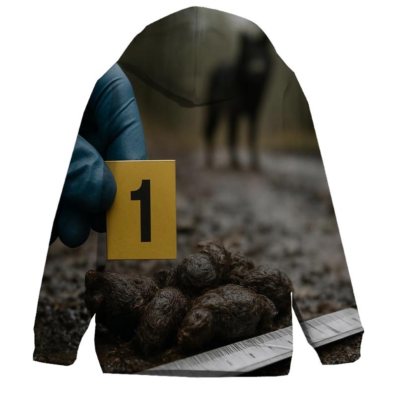 Forest Road Scat Survey Marker heavyweight hoodies