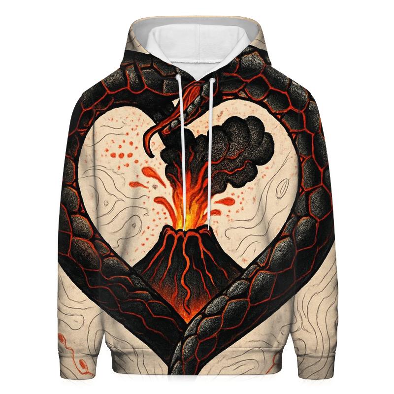Volcanic Heart Ouroboros premium hoodies