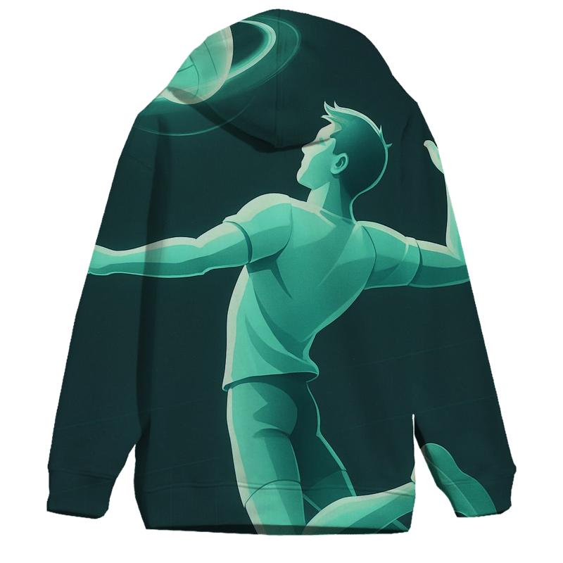 Mint Volleyball Zero Gravity Spike hoodie styles