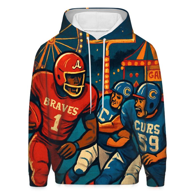 Carnival Midway Trick Play Tackle heavyweight hoodies