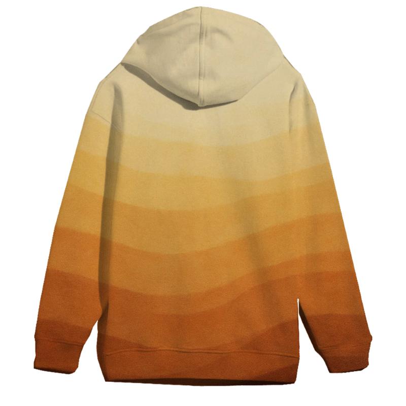 Sandstone Sunrise Flow embroidered hoodies