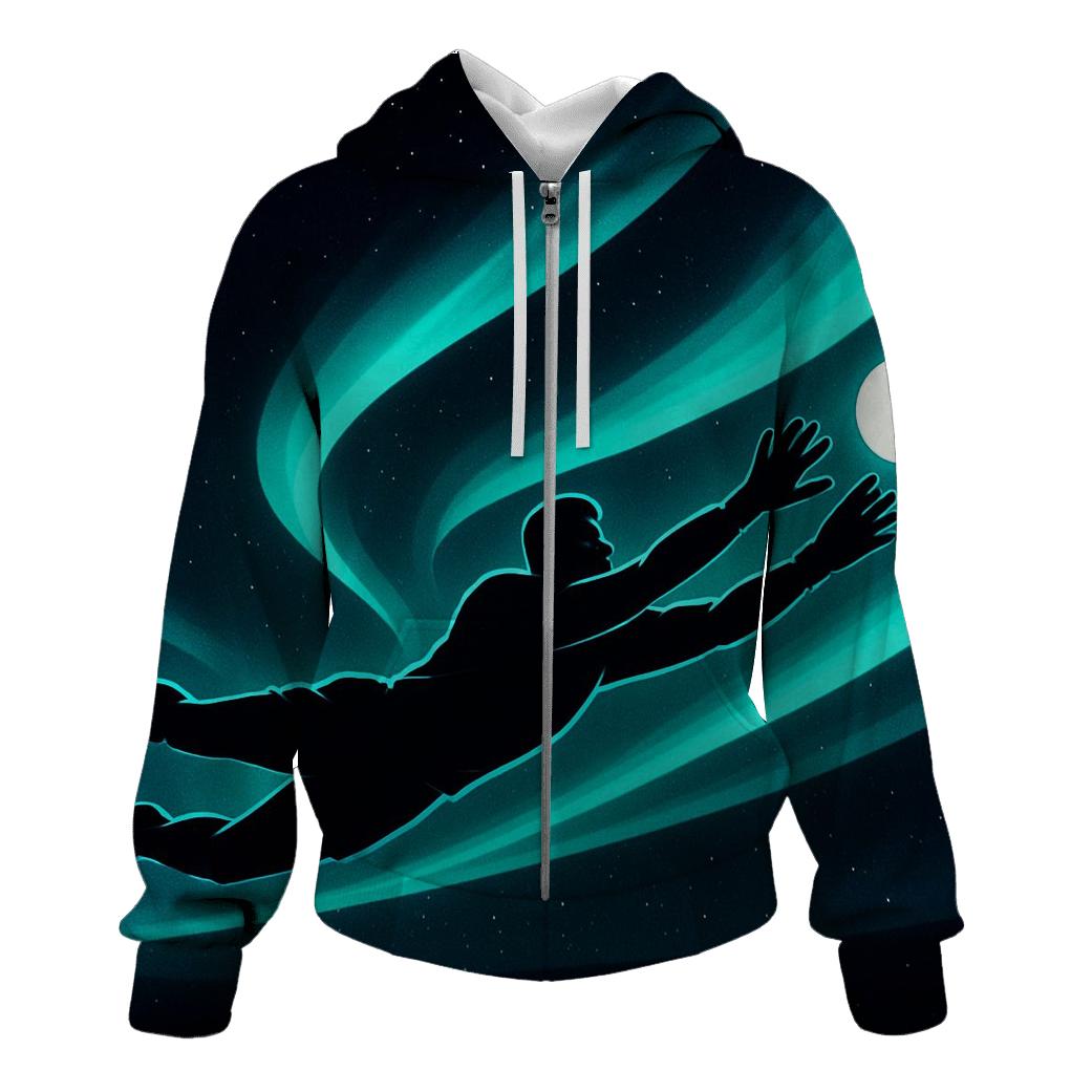 Aurora Goalkeeper Dive designer hoodies