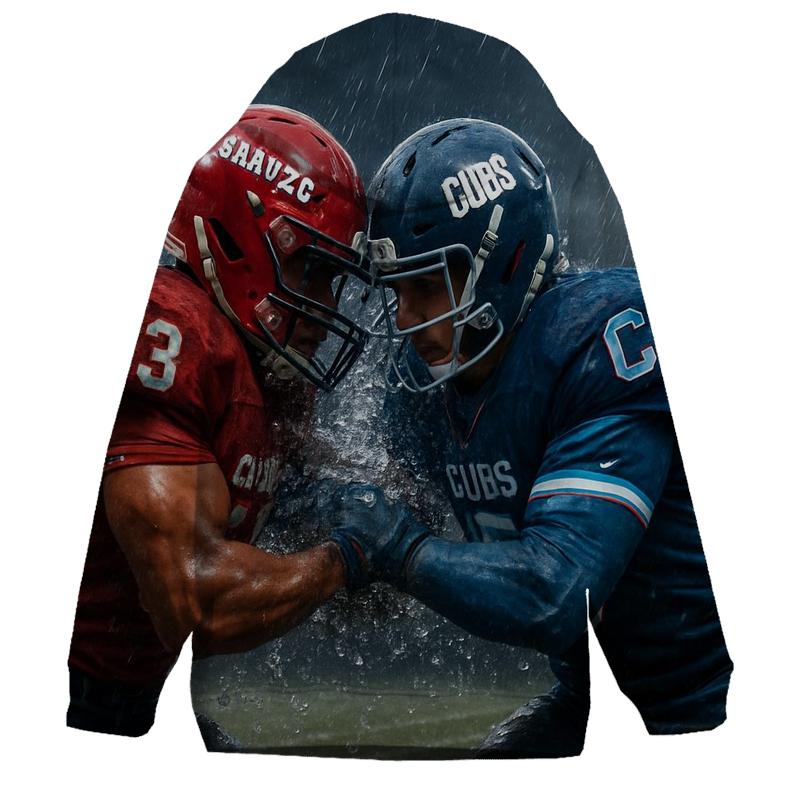 Rain Soaked Rivalry Mudline Collision hoodies fashion