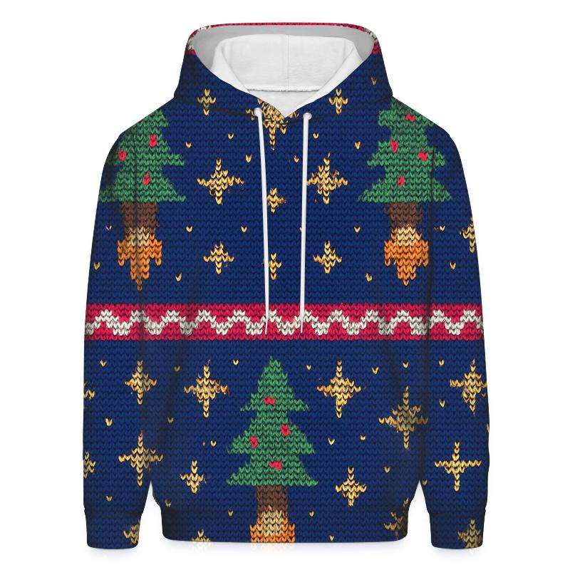 Christmas Tree Rocket Launch Bands Design pullover hoodies