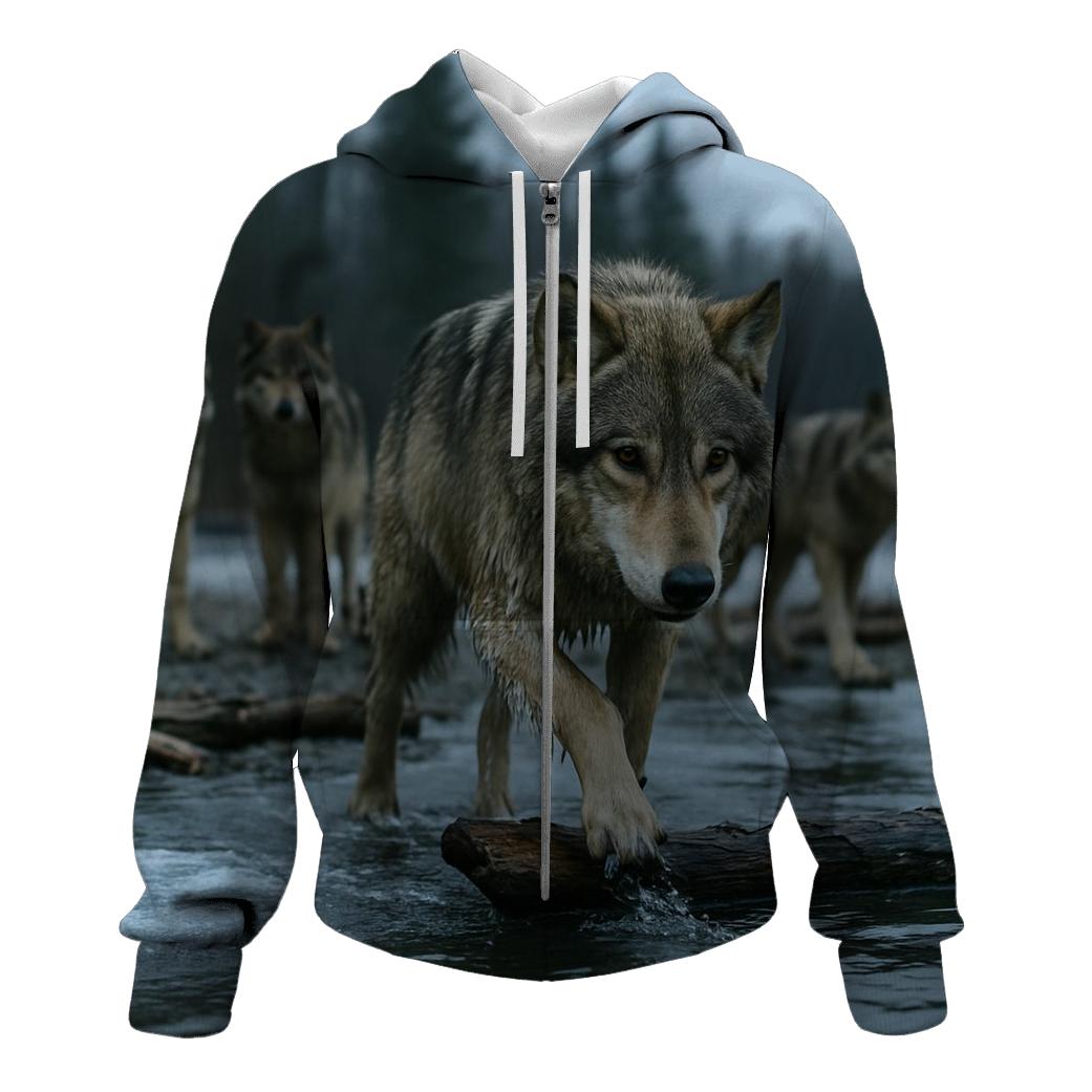 Ironwood Pack Crossing At First Thaw designer hoodies