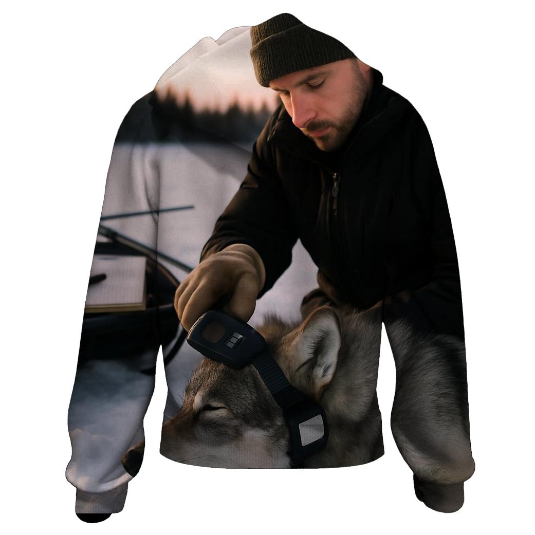 Radio Collar Check In Winter Capture Corridor hoodie trends