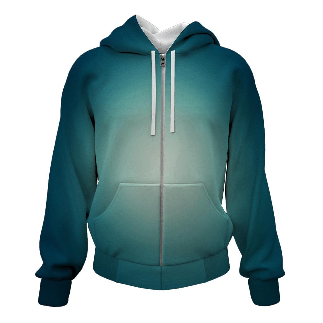 Polar Halo Drift embroidered hoodies