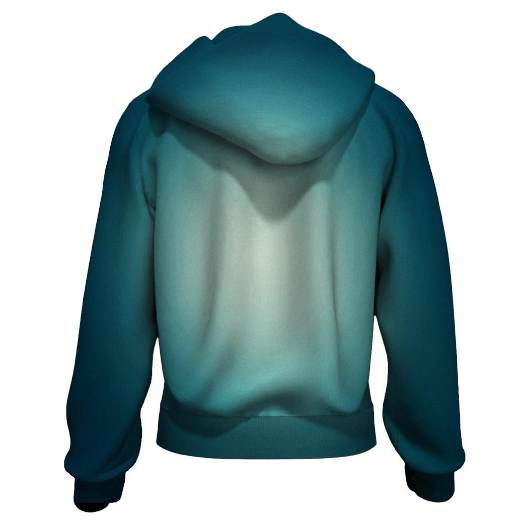 Polar Halo Drift embroidered hoodies