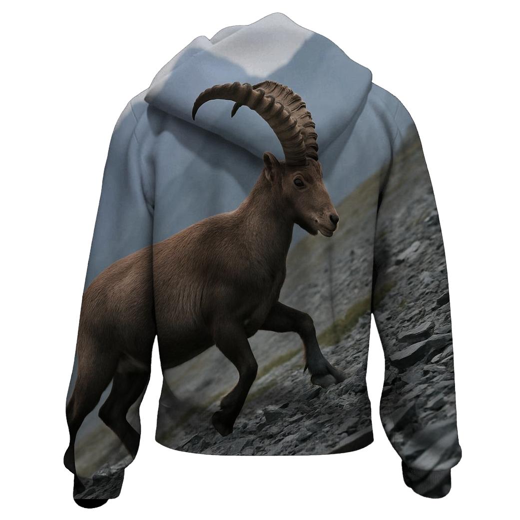 Scree Step Alpine Ibex premium hoodies