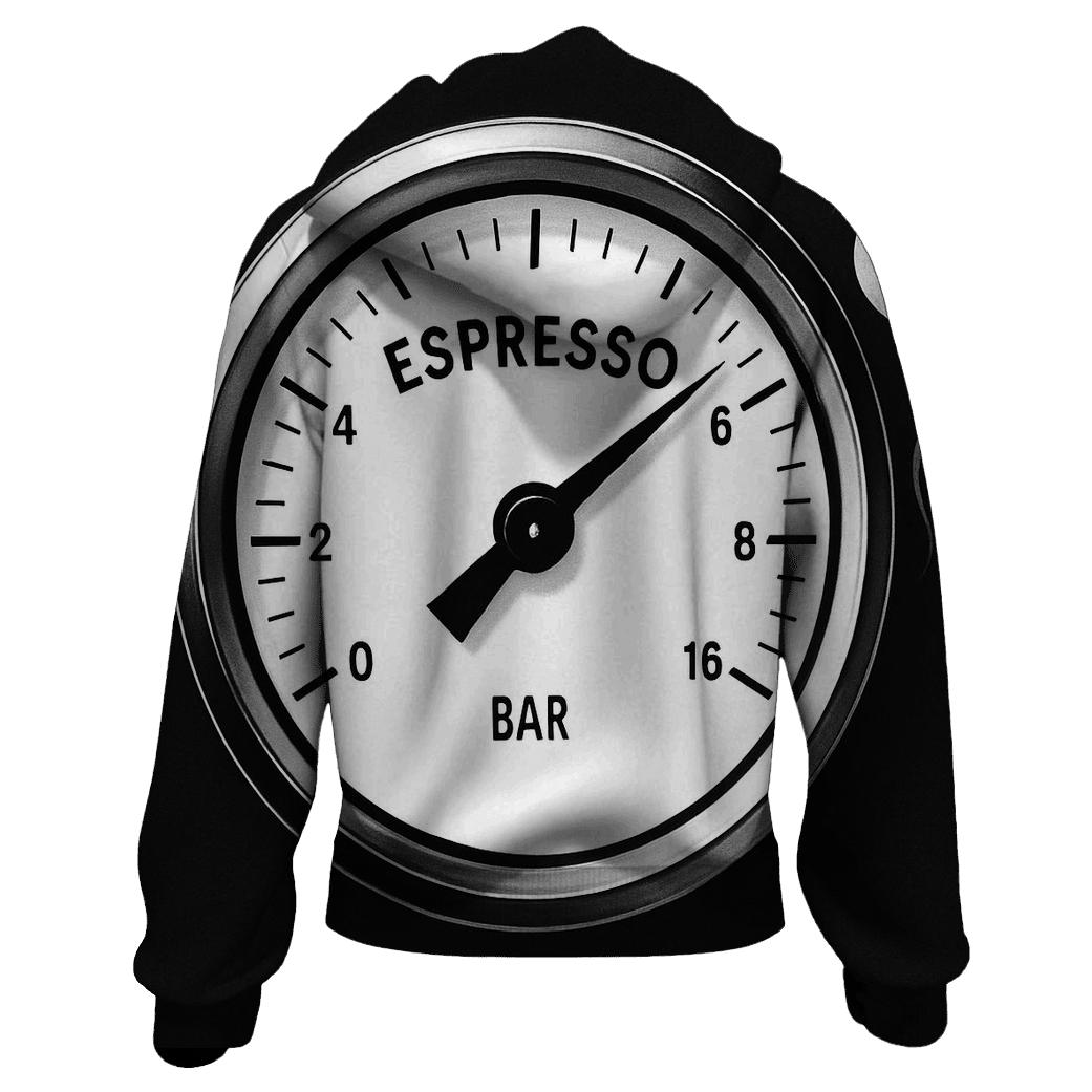 Espresso Gauge Dial premium hoodies