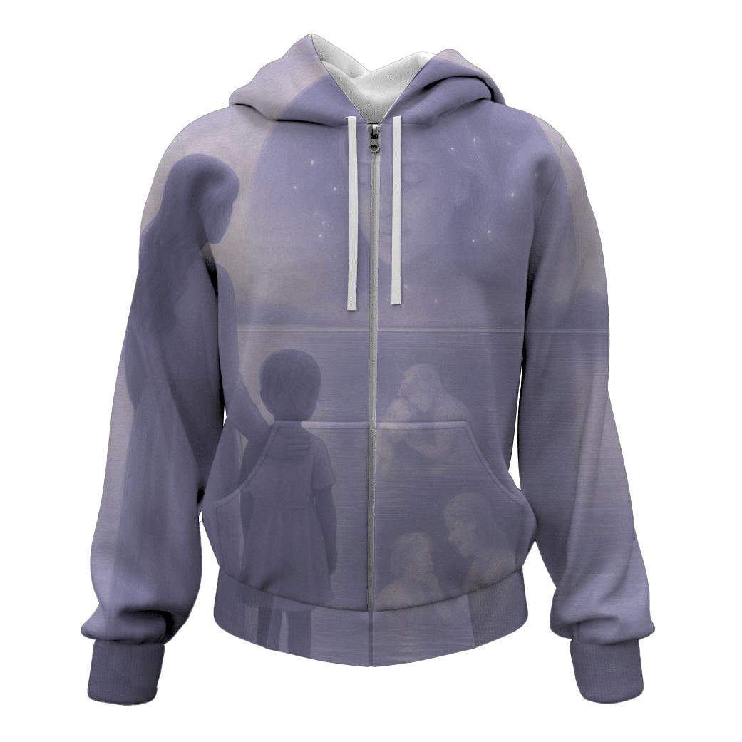 The Gentle Mirror Seeing Yourself Through Her Faith pullover hoodies