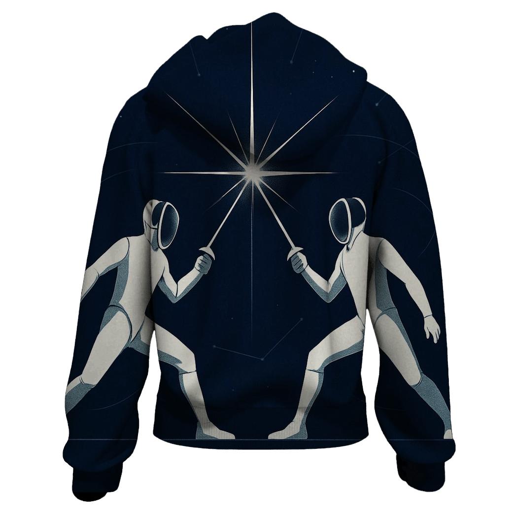 Midnight Fencing Star Parry hoodie styles