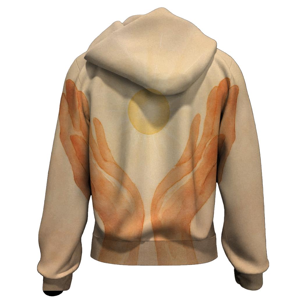 Open Hands Of Dawn pullover hoodies