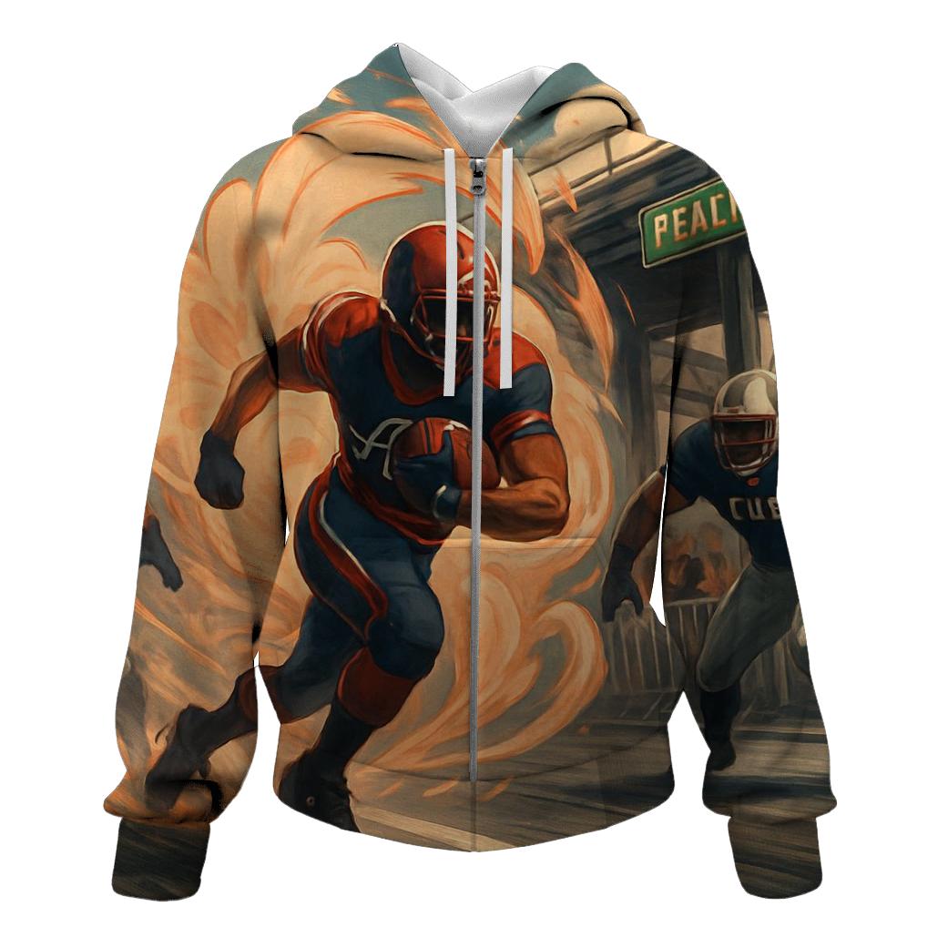 Peachtree Wind Route Kick Return Clash hoodie trends