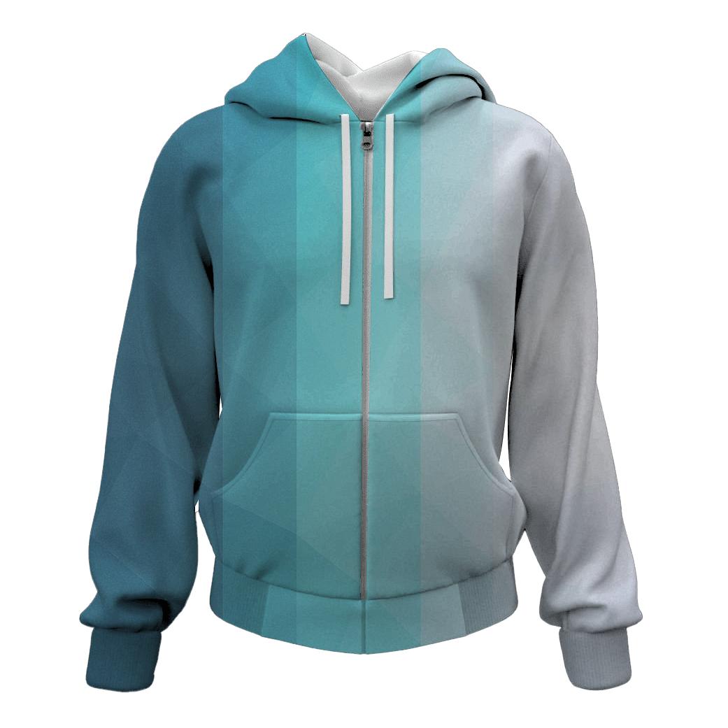 Glacier Prism Fade heavyweight hoodies