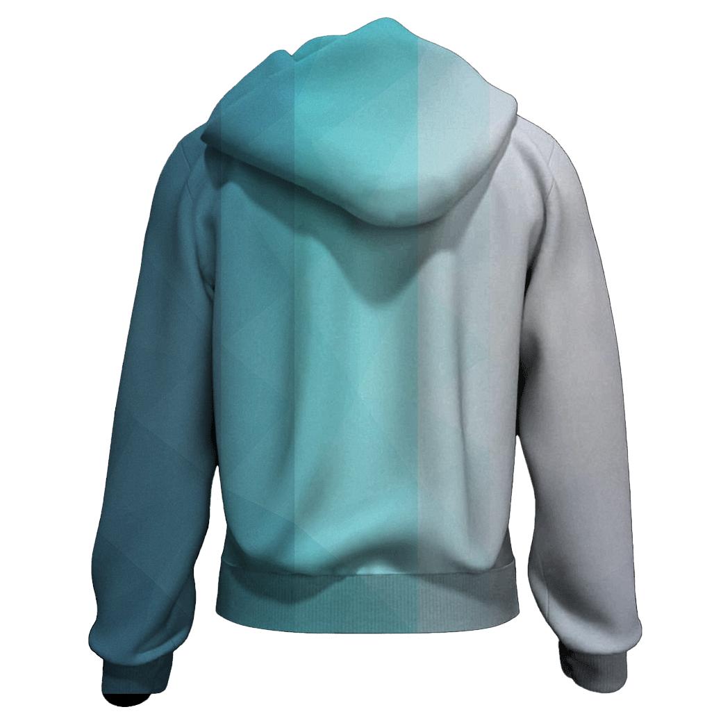 Glacier Prism Fade heavyweight hoodies