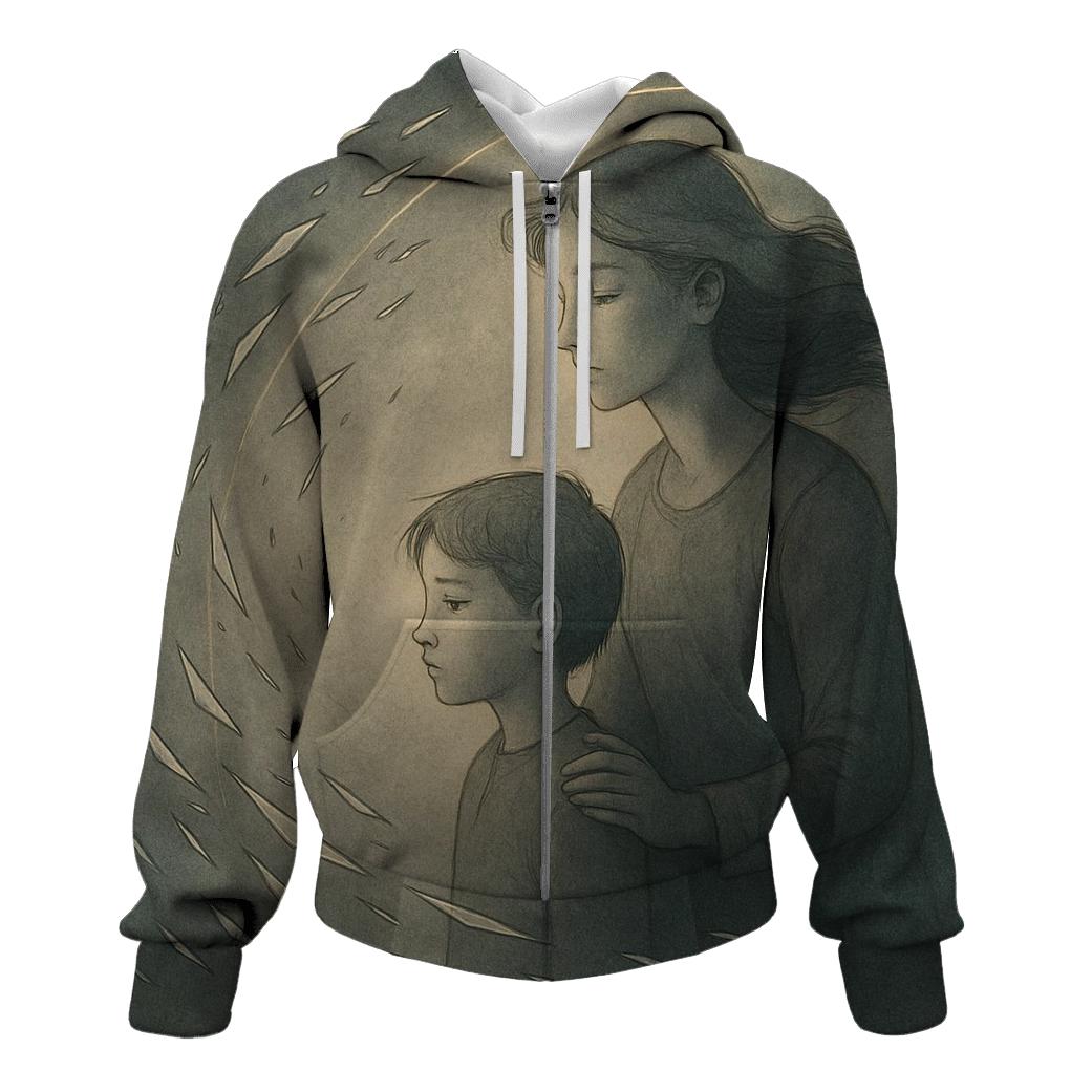 The Quiet Shield A Mother’s Protection You Only Notice Later printed hoodies