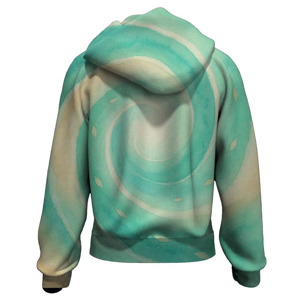 River Spiral Renewal graphic hoodies