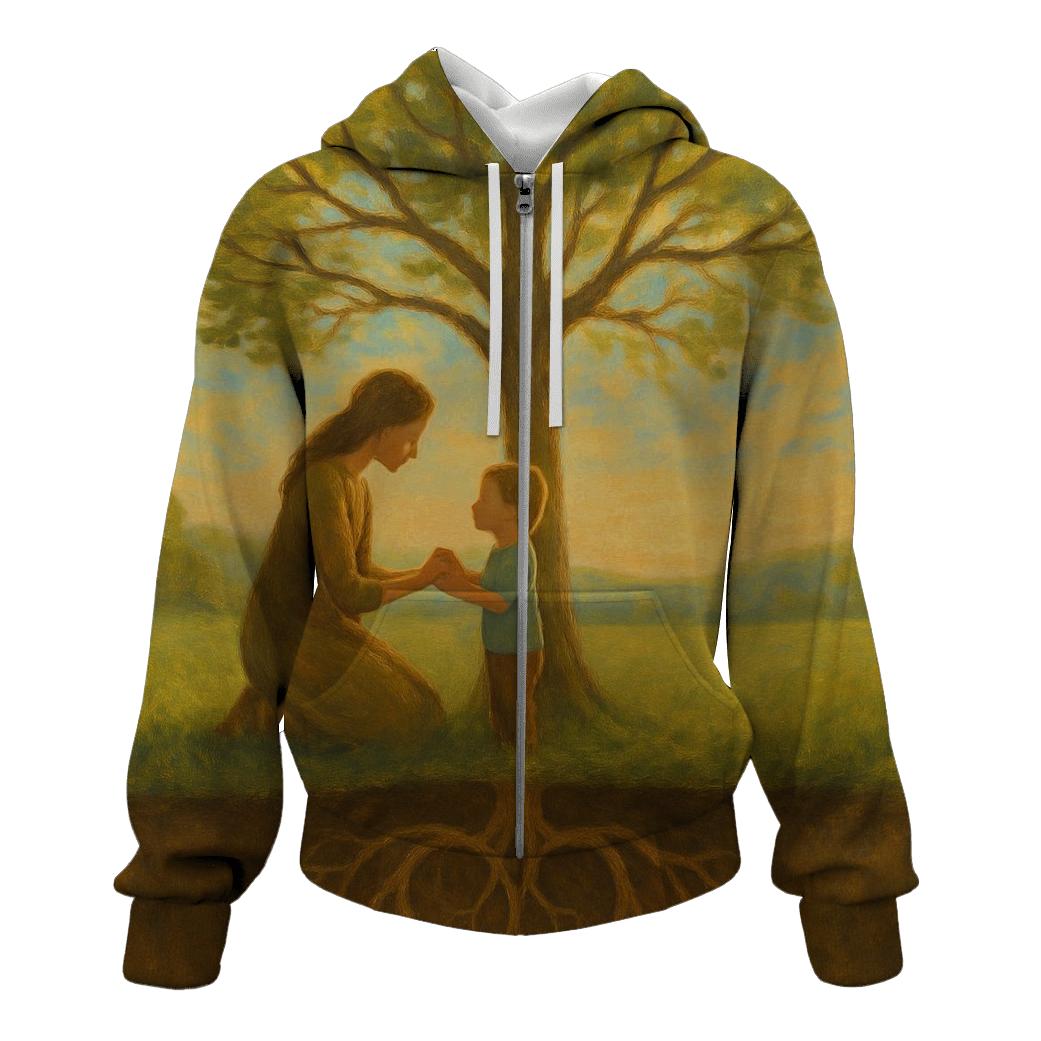 Roots And Wings Her Love That Grounds And Releases graphic hoodies