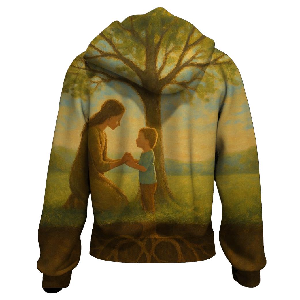 Roots And Wings Her Love That Grounds And Releases graphic hoodies